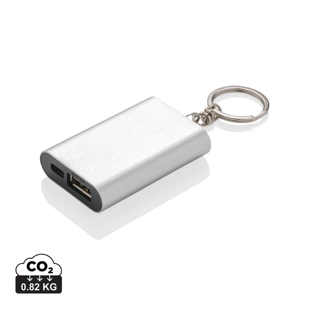 1.000 mAh powerbank med nøglering