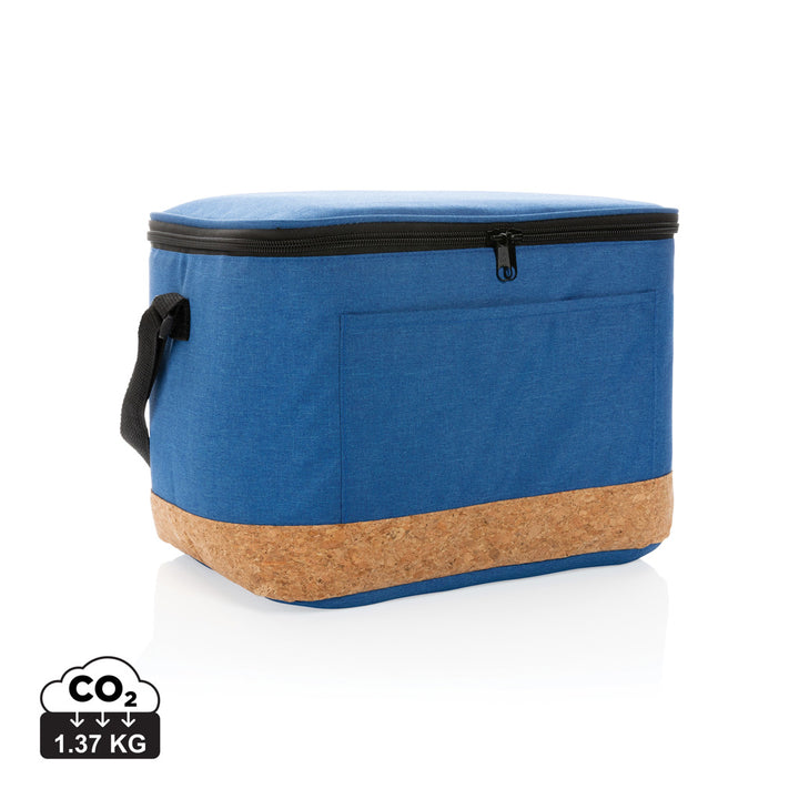 Impact AWARE™ XL RPET two-tone køletaske med kork detaljer