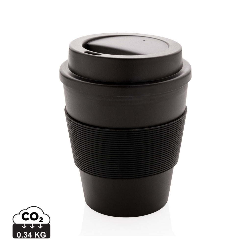 Genbrugelig kaffekop med skruelåg, 350ml