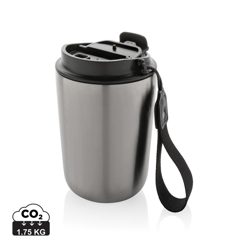 Cuppa RCS vakuumtumbler i genanvendt stål, med lanyard