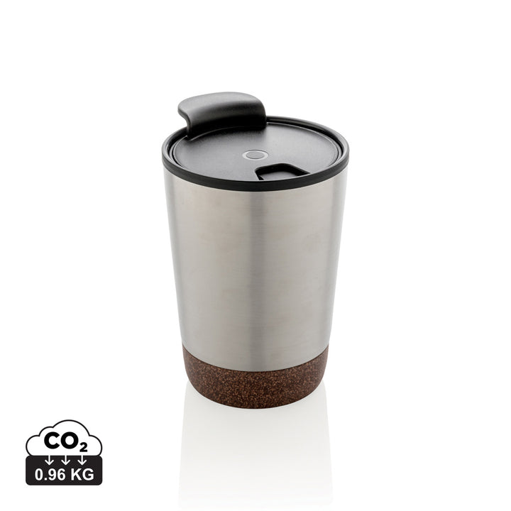 Rustfrit stål & kork kaffe krus i GRS PP