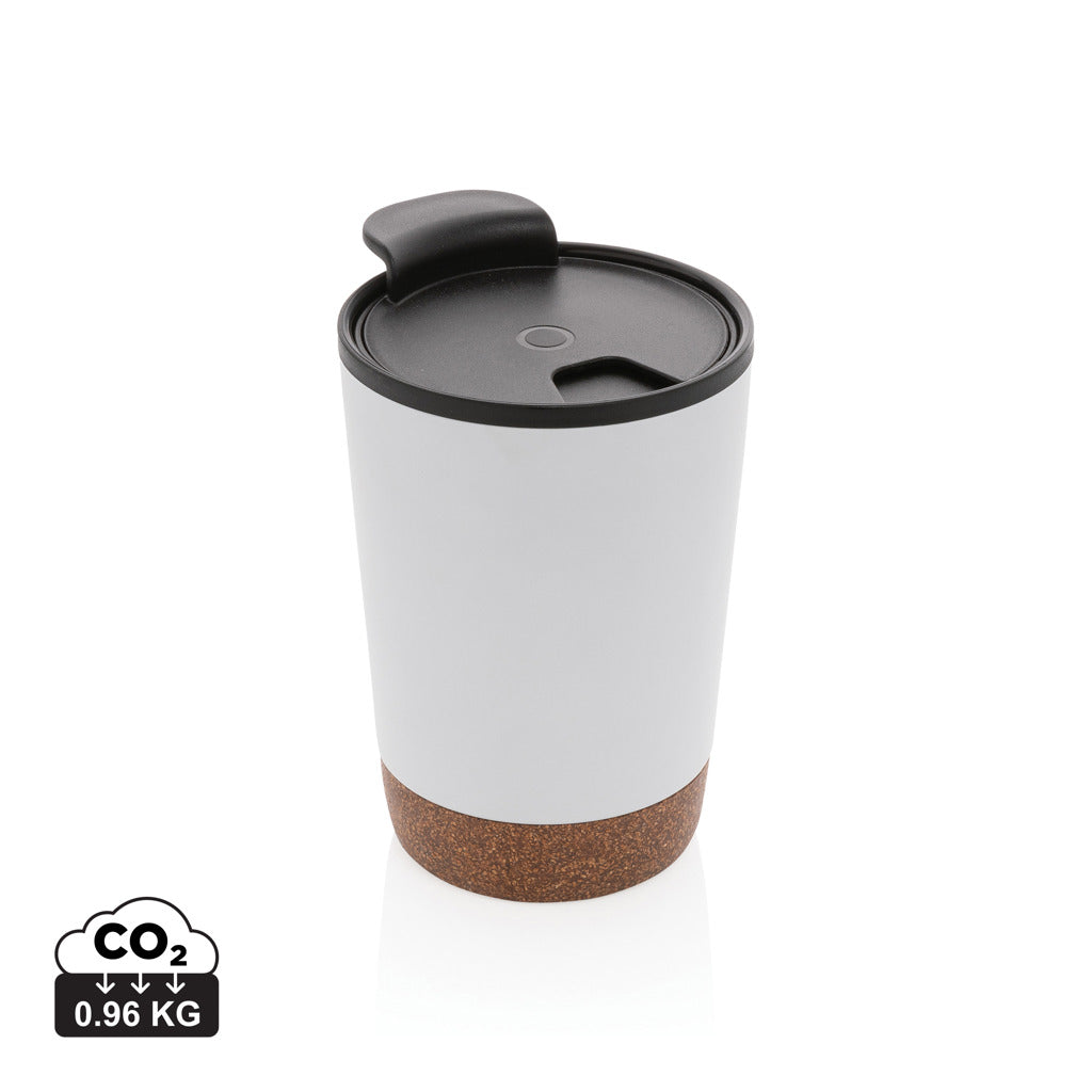 Rustfrit stål & kork kaffe krus i GRS PP
