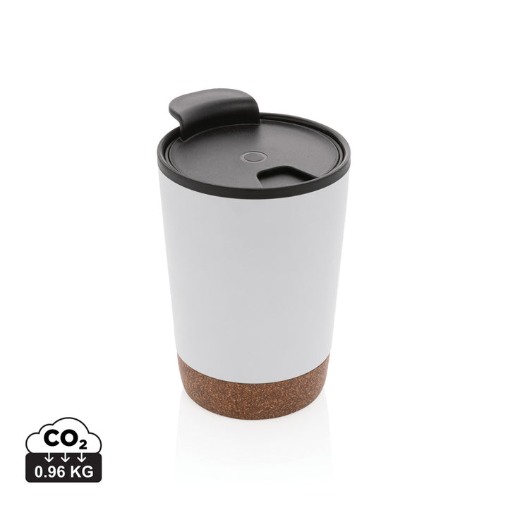 Rustfrit stål & kork kaffe krus i GRS PP