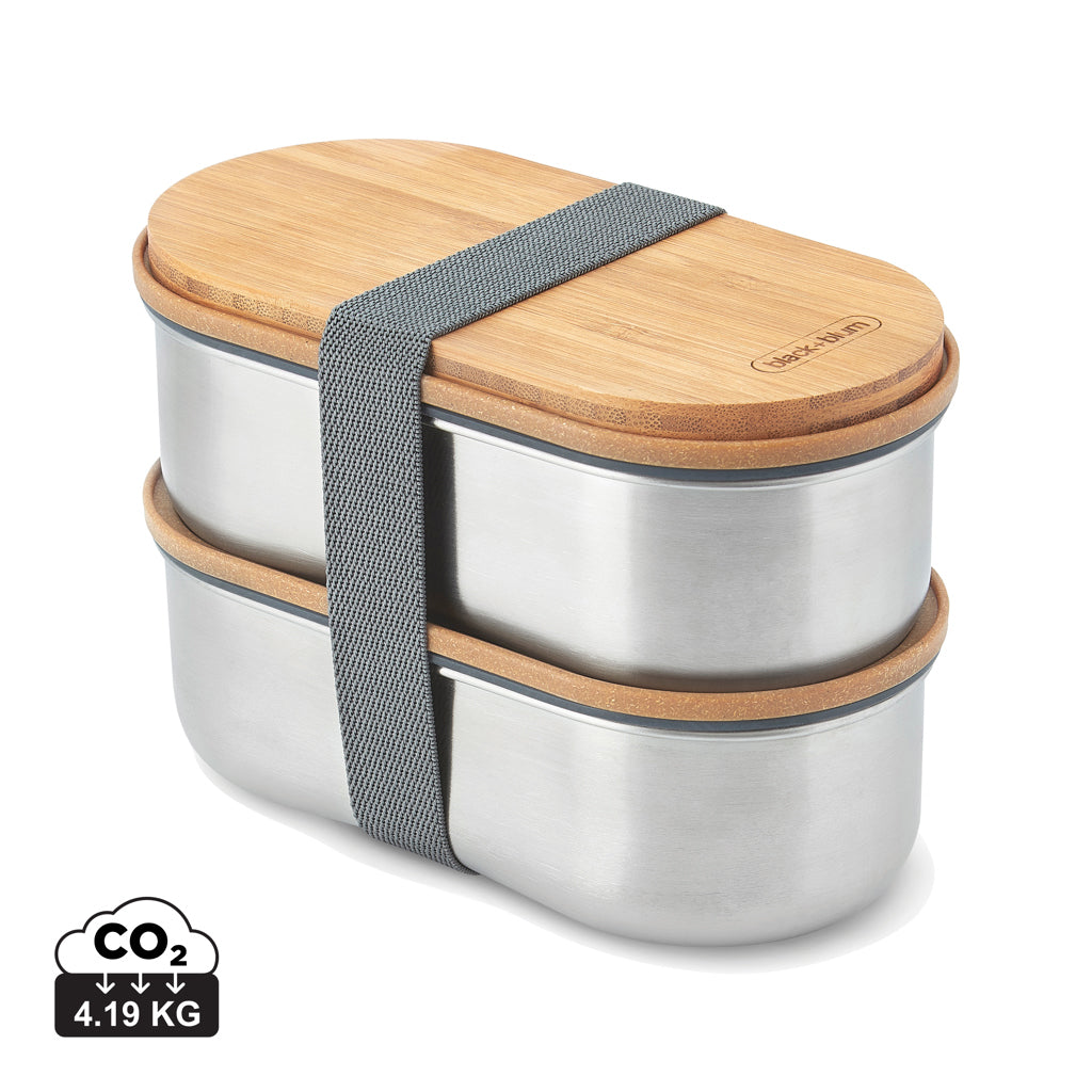 Black+Blum rustfri stål dobbelt Bento boks