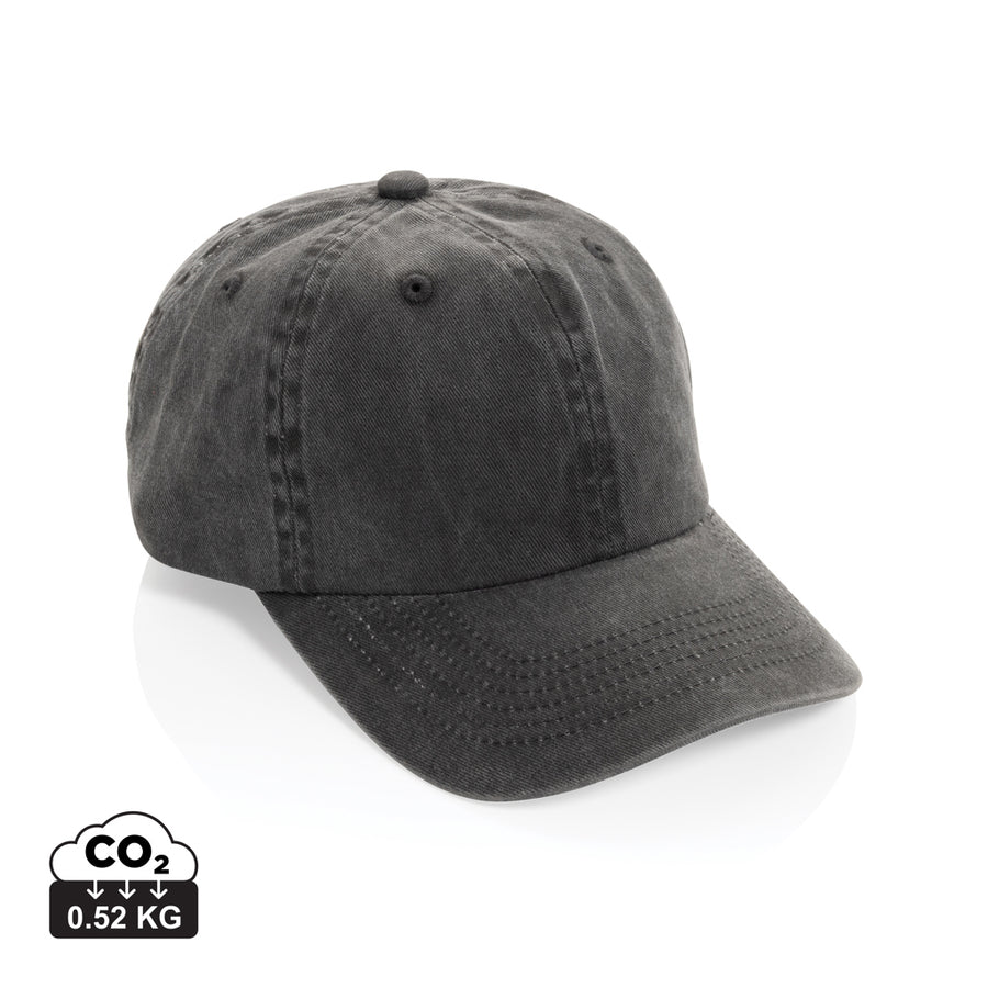 BEAU AWARE™ vasket cap med 6 paneler i bomuldstwill 270g/m²