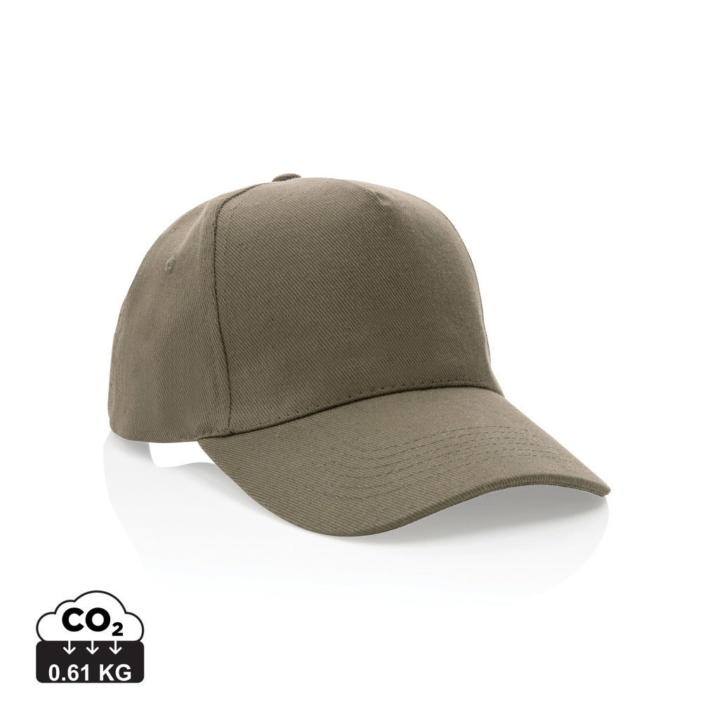 Impact 5 panels cap, 280gr genanvendelig bomuld, med AWARE™