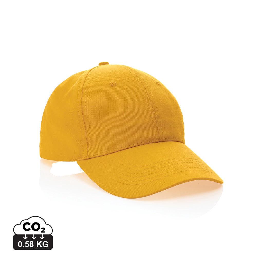 Impact 6 panels cap, 190gr genanvendt bomuld med AWARE™