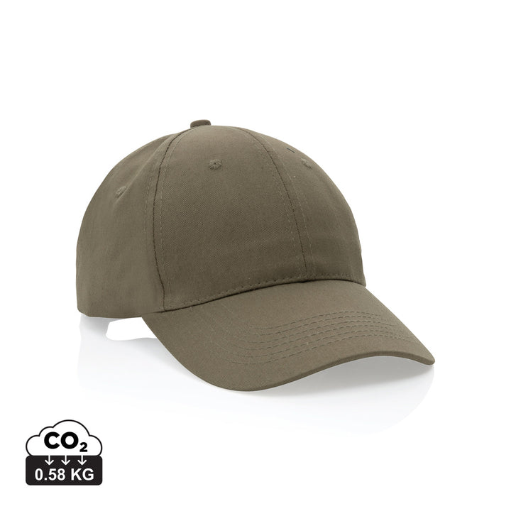 Impact 6 panels cap, 190gr genanvendt bomuld med AWARE™