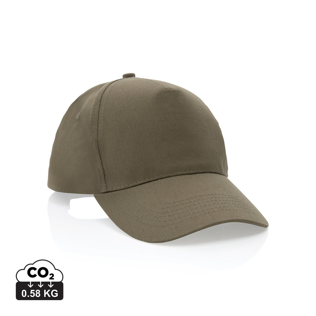 Impact 5 panels cap, 190gr genanvendelig bomuld, med AWARE™