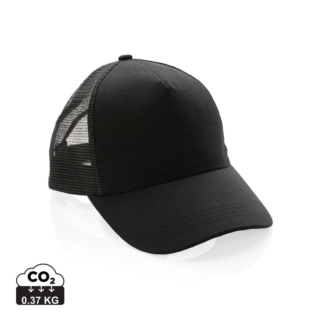 Impact AWARE™ børstet rcotton, 5 panel trucker cap 190gr