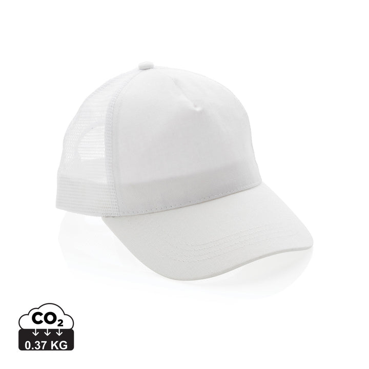 Impact AWARE™ børstet rcotton, 5 panel trucker cap 190gr