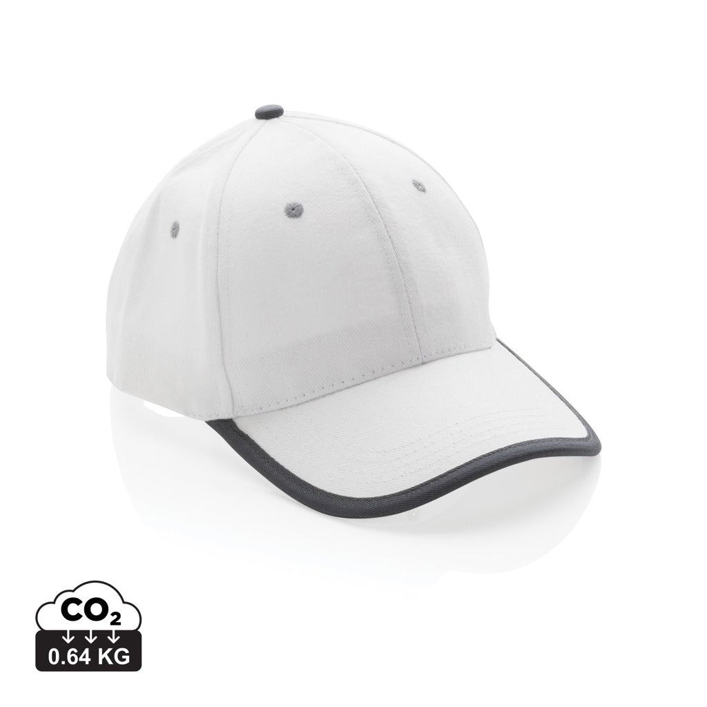 Impact AWARE™ børstet rcotton 6 panel kontrast cap 280gr
