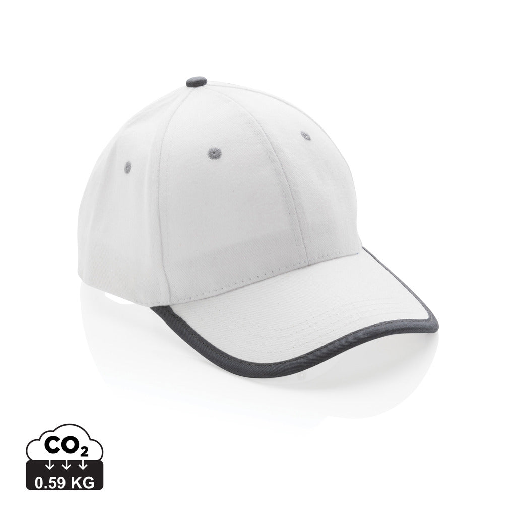 Impact AWARE™ børstet rcotton 6 panel kontrast cap 280gr