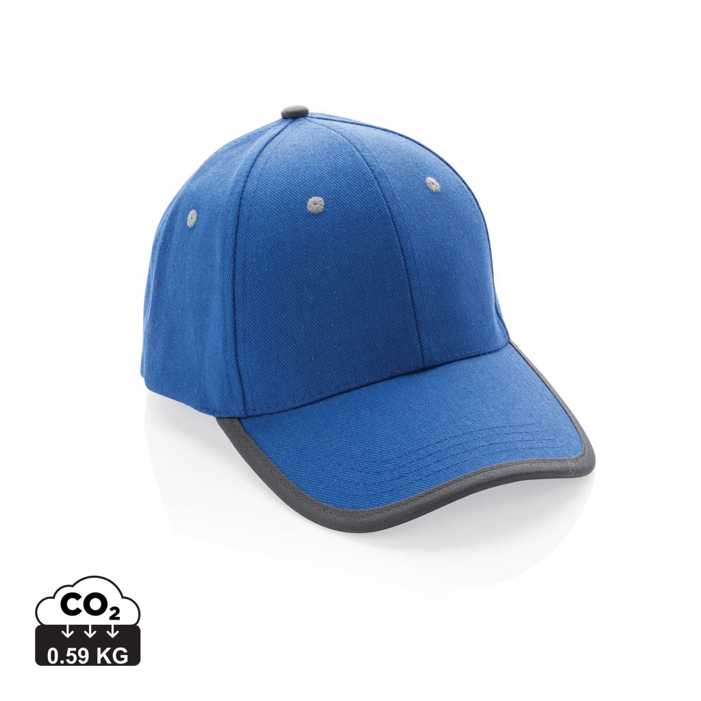 Impact AWARE™ børstet rcotton 6 panel kontrast cap 280gr