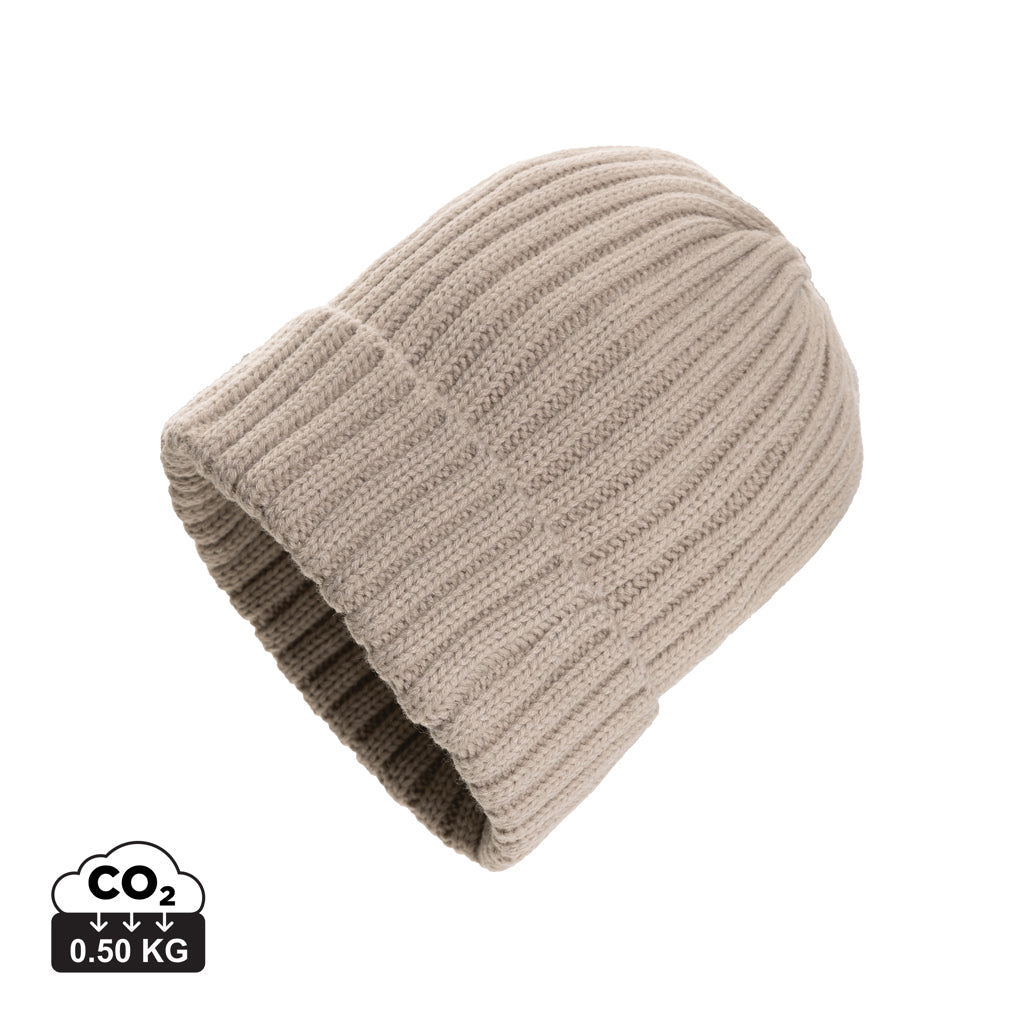 Kennedi AWARE™ Polylana® beanie med stor ribkant