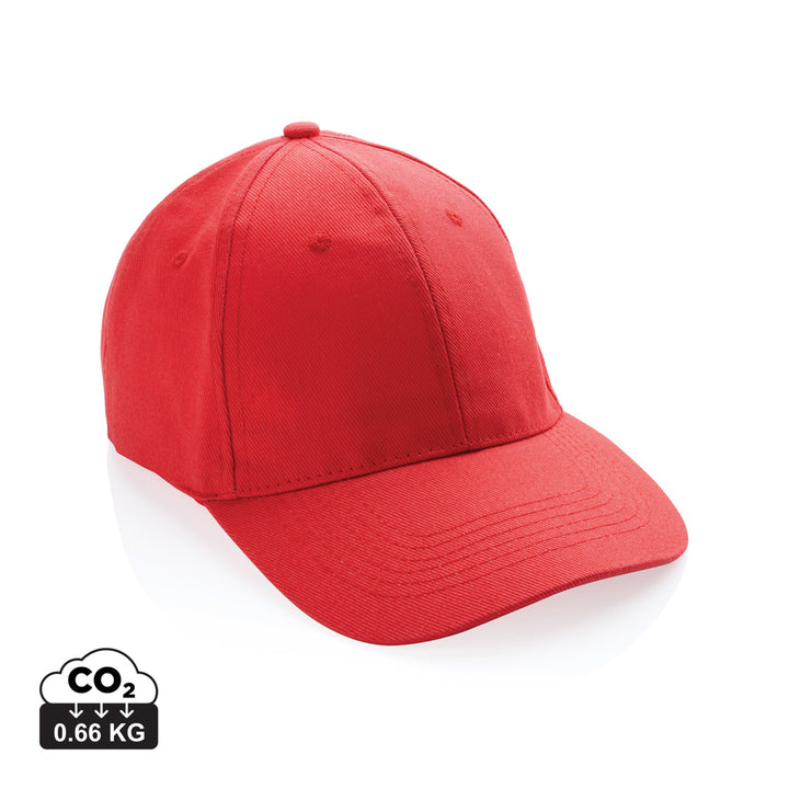 Impact 6 panels cap, 280gr genanvendt bomuld, AWARE™