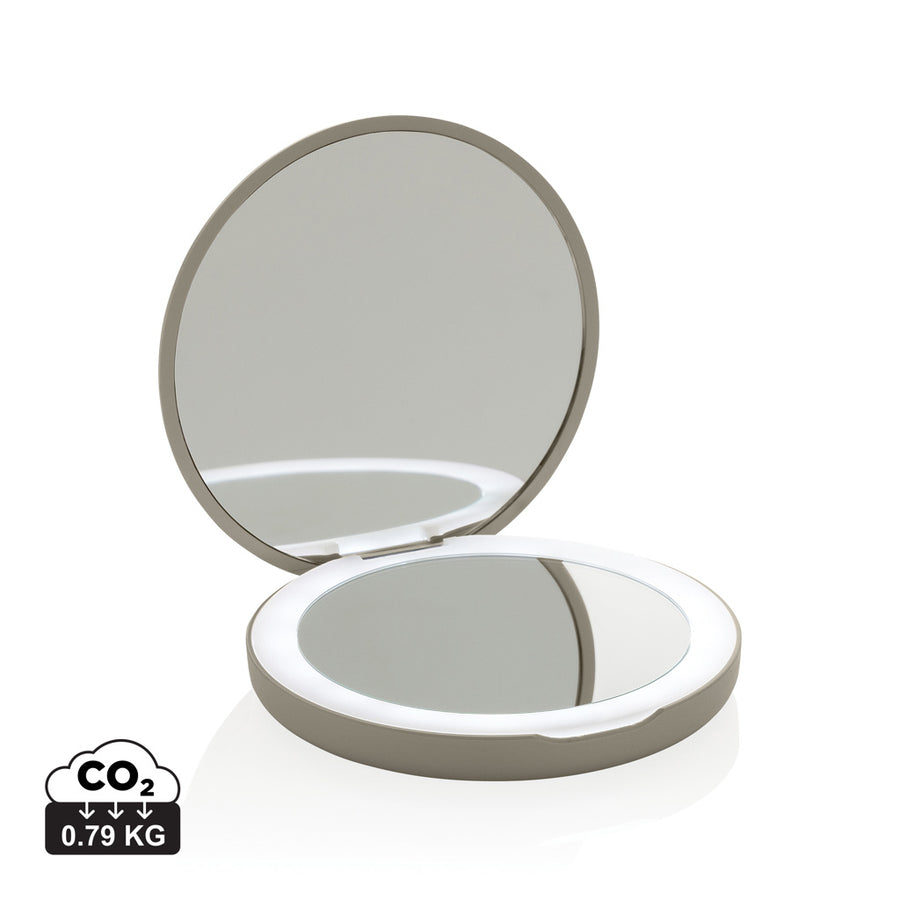 Lumora RCS genopladeligt LED makeupspejl af genanvendt plast