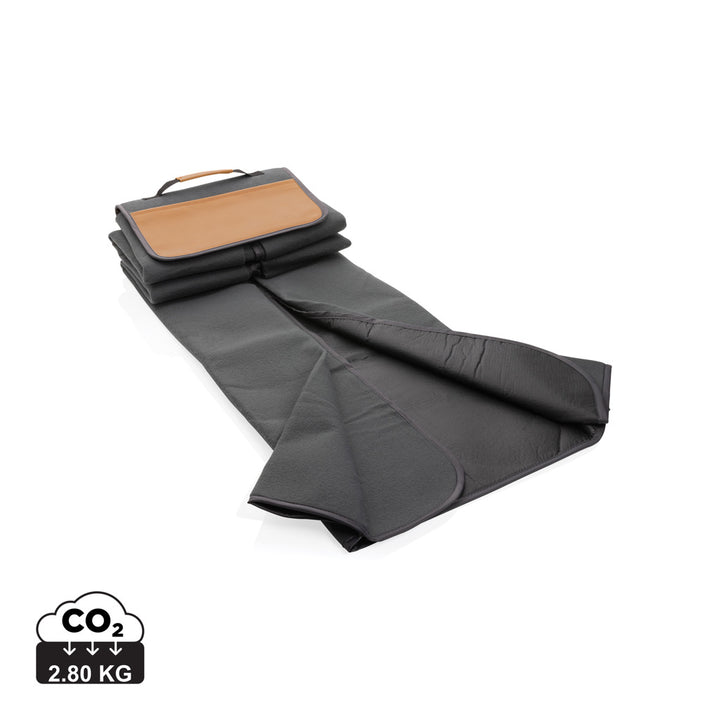 Impact AWARE™ RPET picnictæppe med PU etui
