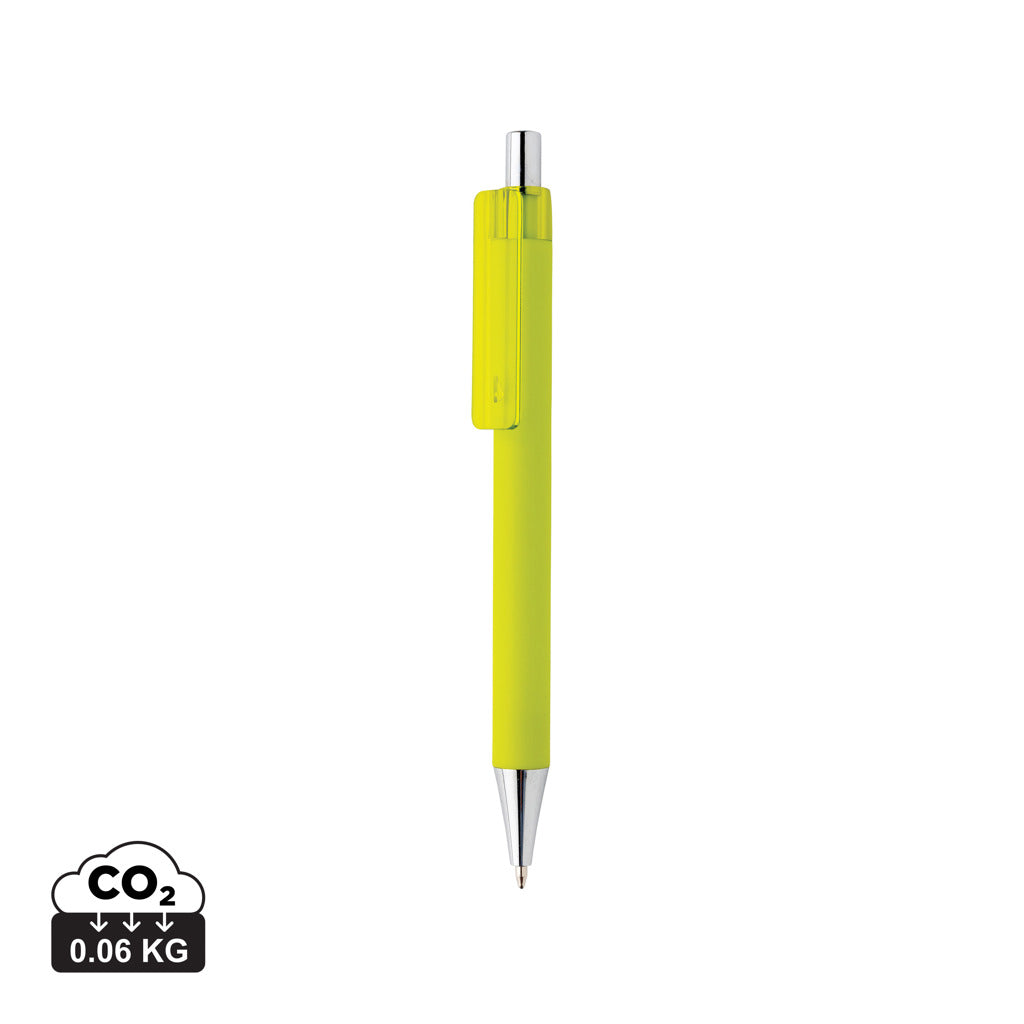 X8 RCS certificeret R-ABS pen med soft touch overflade