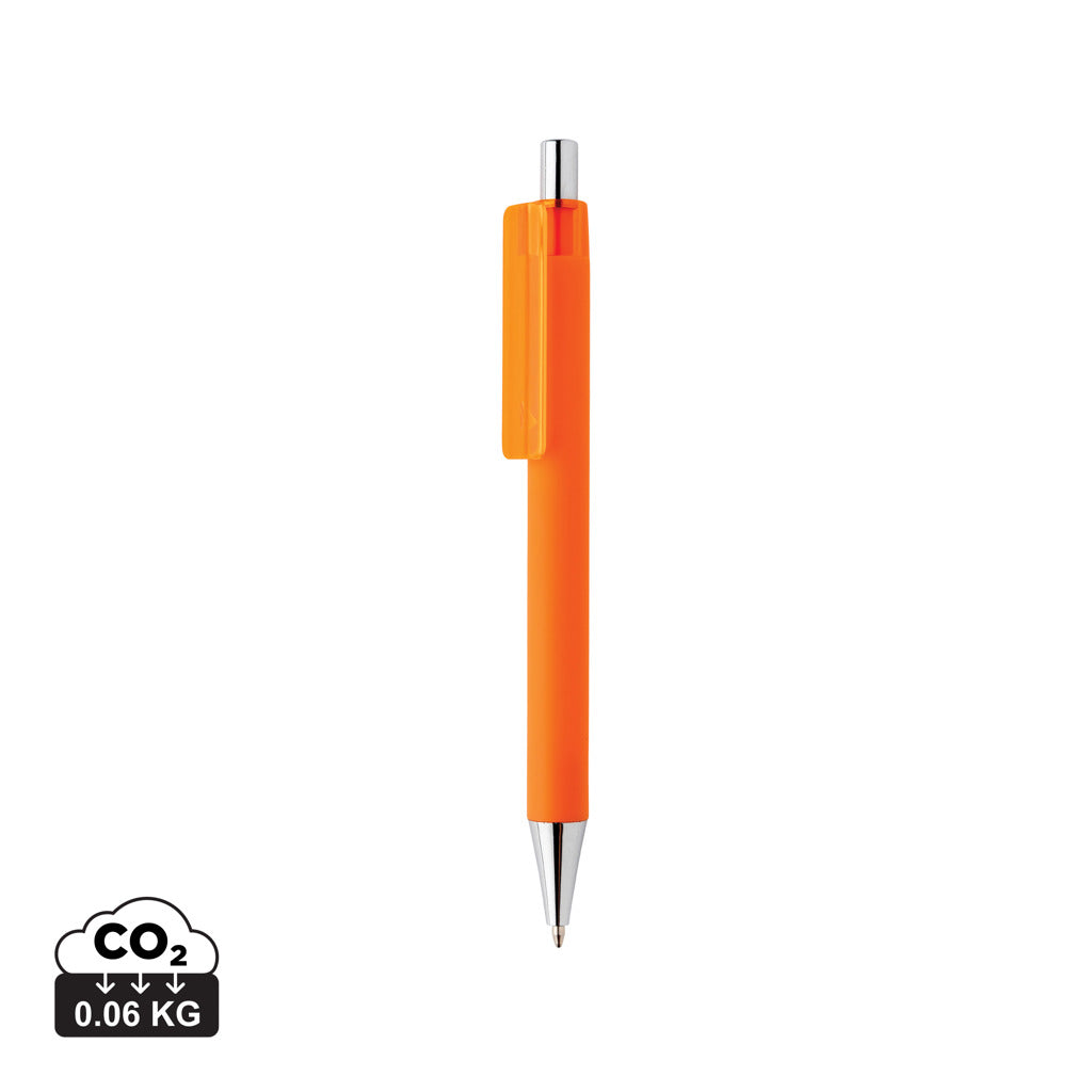 X8 RCS certificeret R-ABS pen med soft touch overflade
