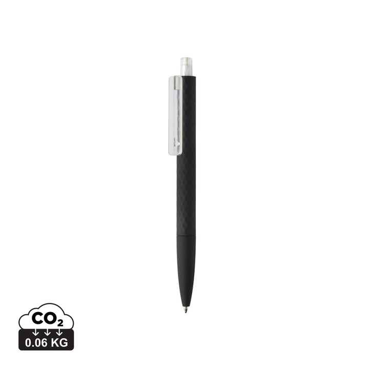 X3 RCS certificeret R-ABS sort soft touch pen