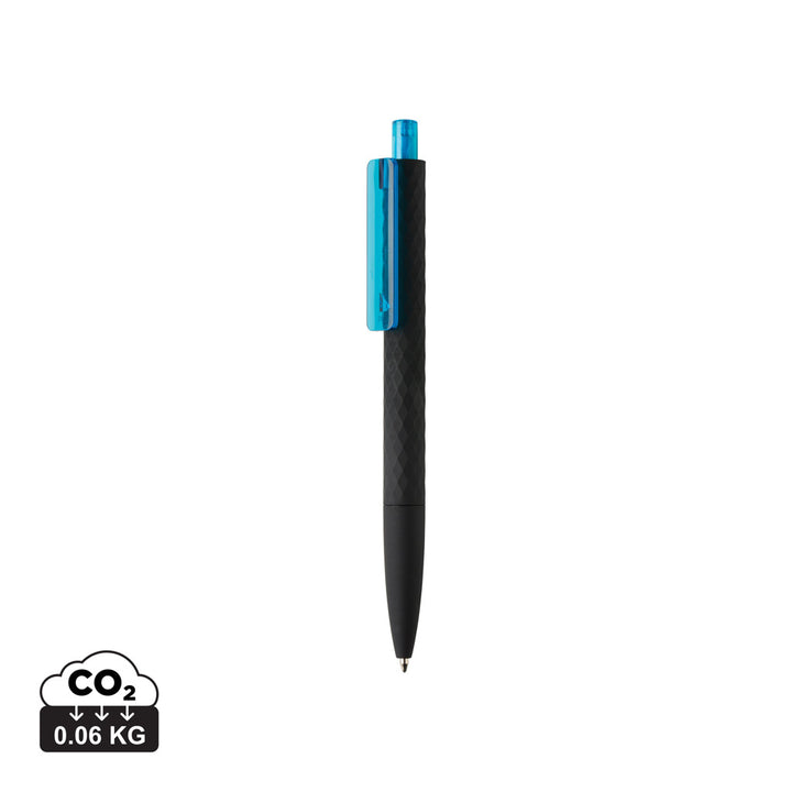 X3 RCS certificeret R-ABS sort soft touch pen