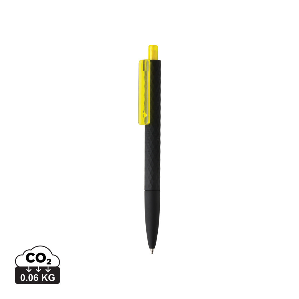 X3 RCS certificeret R-ABS sort soft touch pen