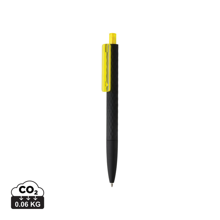 X3 RCS certificeret R-ABS sort soft touch pen