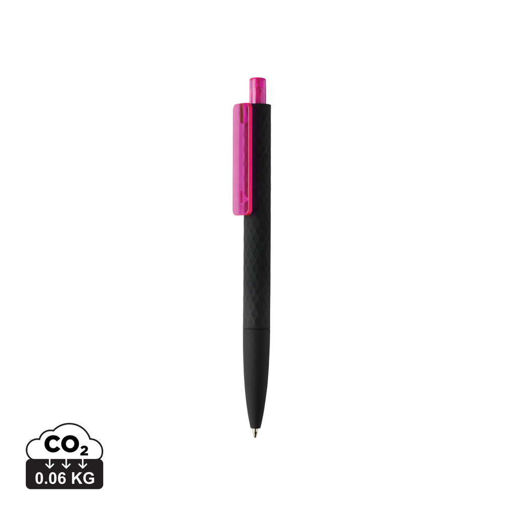 X3 RCS certificeret R-ABS sort soft touch pen