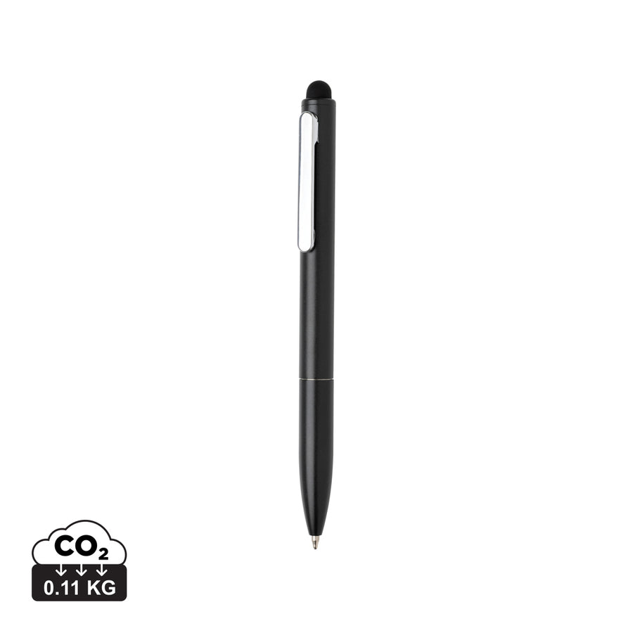 Kymi RCS certificeret genanvendt aluminium pen med stylus