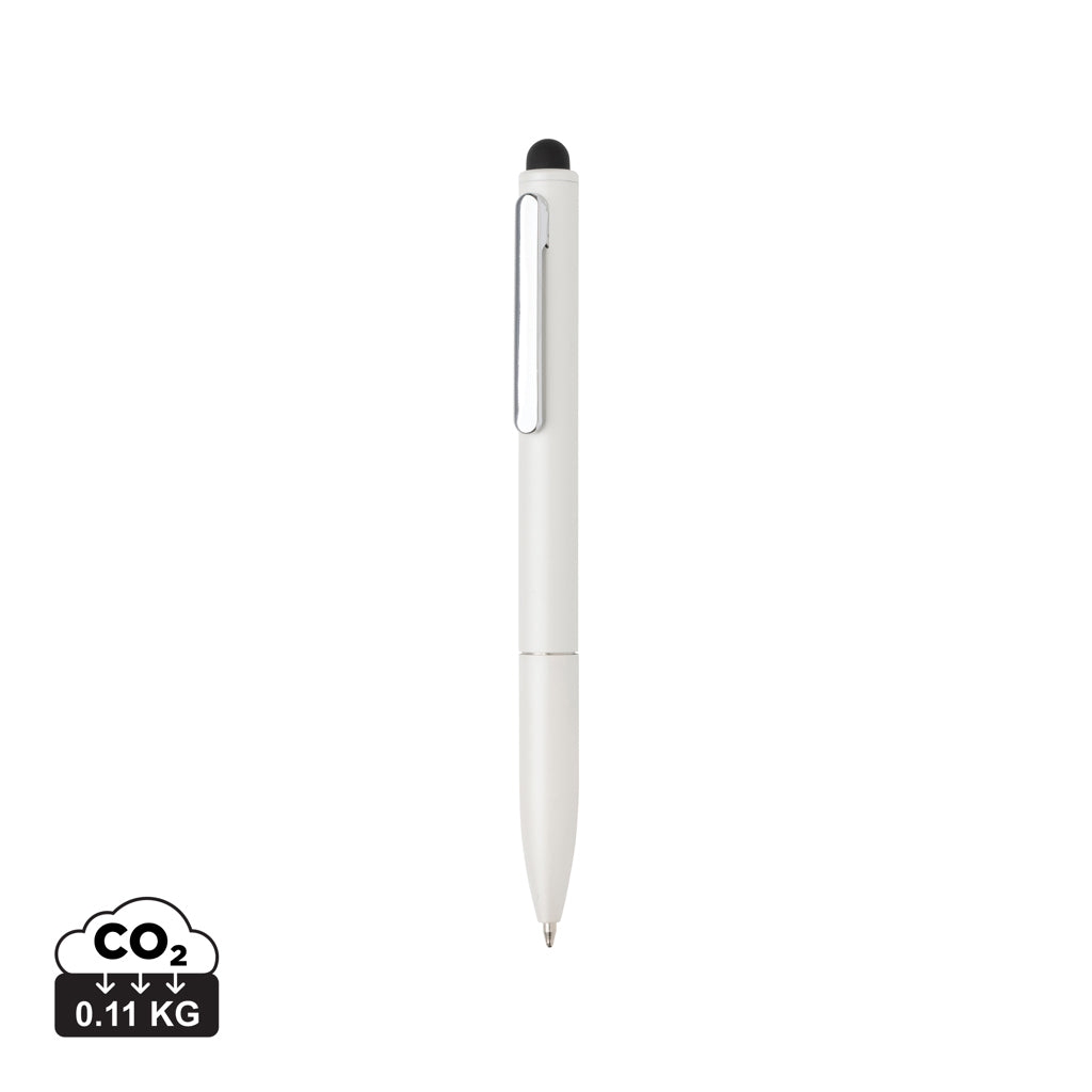 Kymi RCS certificeret genanvendt aluminium pen med stylus