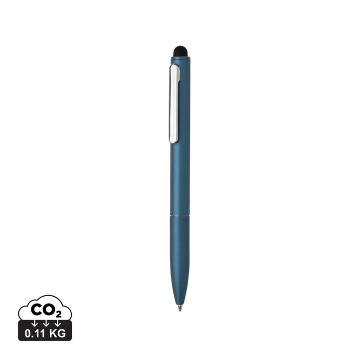 Kymi RCS certificeret genanvendt aluminium pen med stylus
