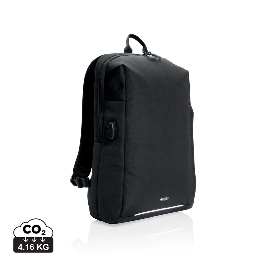 Swiss Peak AWARE™ RFID og USB-A laptop rygsæk
