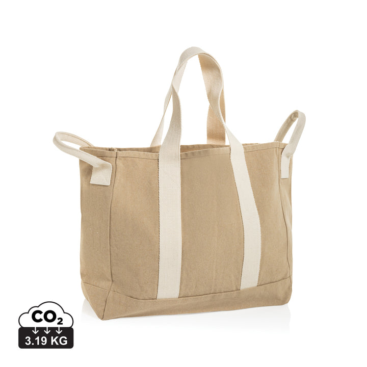 BEAU AWARE™ Strandtaske i genanvendt canvas på 400g/m²