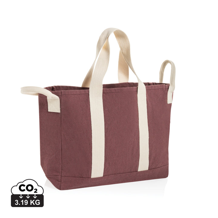 BEAU AWARE™ Strandtaske i genanvendt canvas på 400g/m²