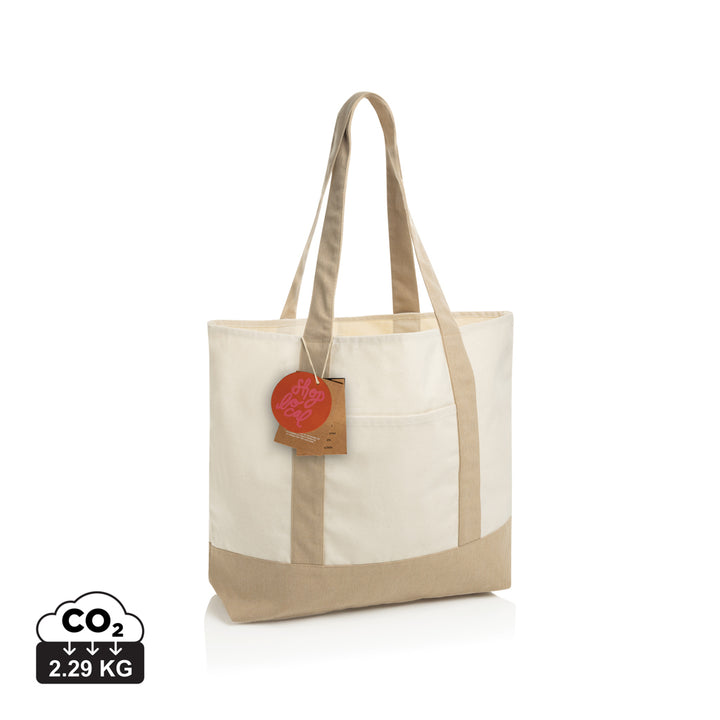 SHOP LOCAL AWARE™ genanvendt bomuld, 350 g/m², mulepose