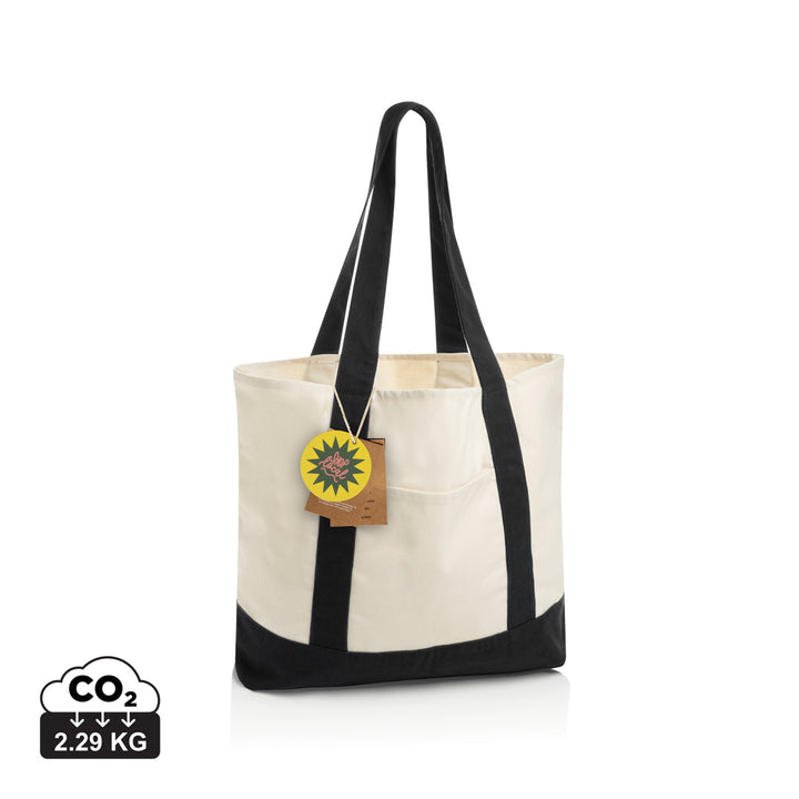 SHOP LOCAL AWARE™ genanvendt bomuld, 350 g/m², mulepose
