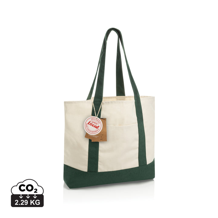 SHOP LOCAL AWARE™ genanvendt bomuld, 350 g/m², mulepose