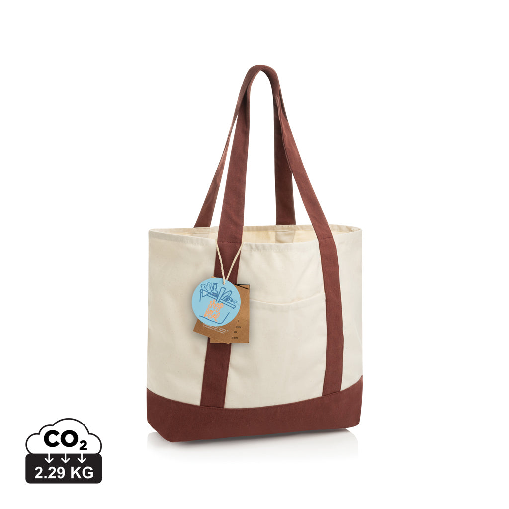 SHOP LOCAL AWARE™ genanvendt bomuld, 350 g/m², mulepose