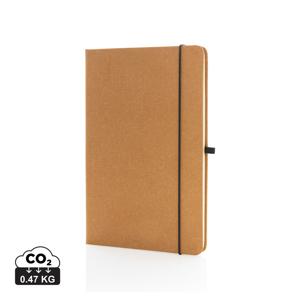 A5 hardcover notesbog GRS genanvendt læder