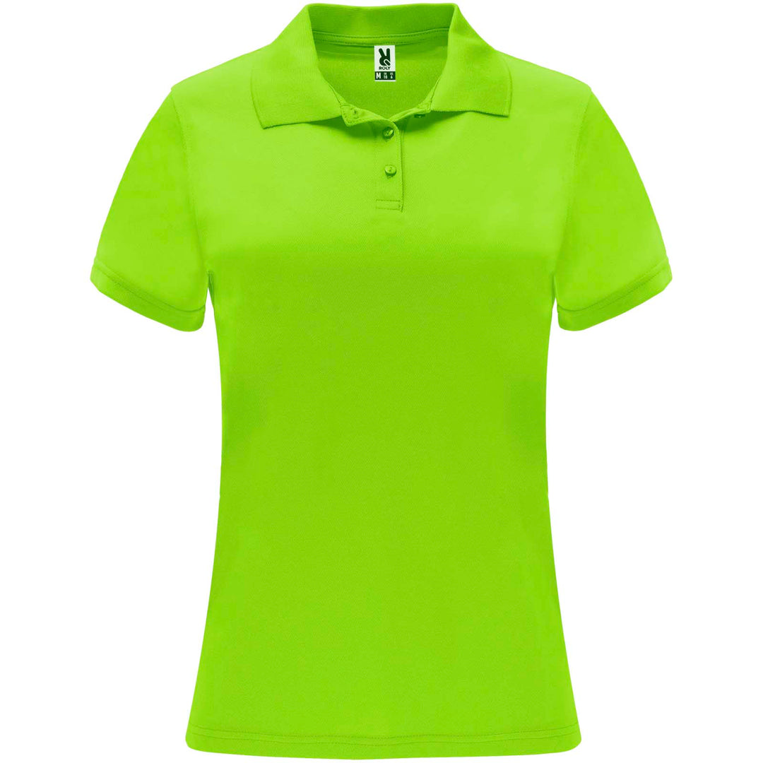 Monzha 150 g/m² kortærmet sports polo til kvinder