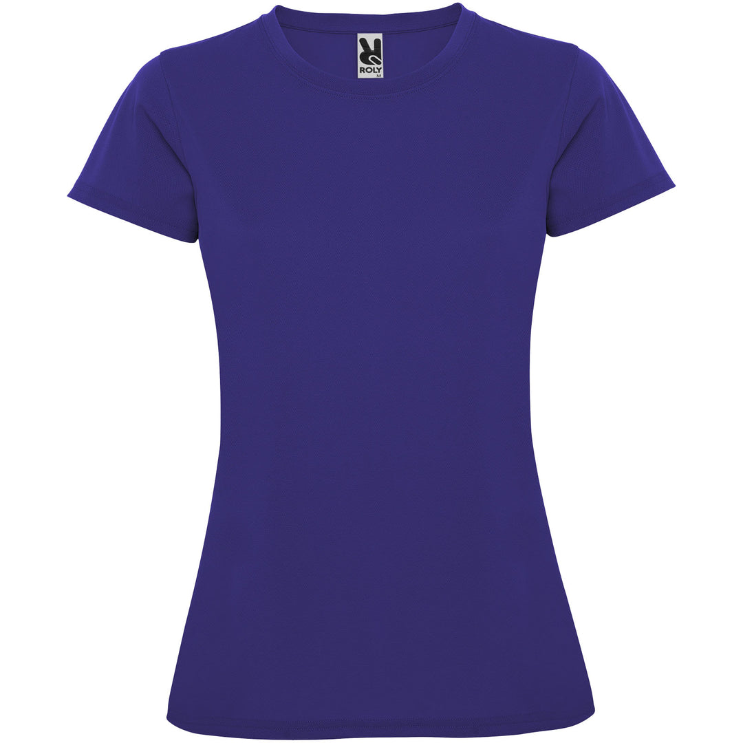 Montecarlo 150 g/m² kortærmet sports t-shirt til kvinder