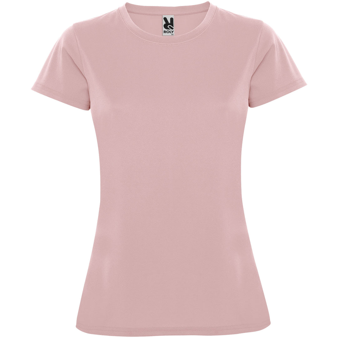 Montecarlo 150 g/m² kortærmet sports t-shirt til kvinder