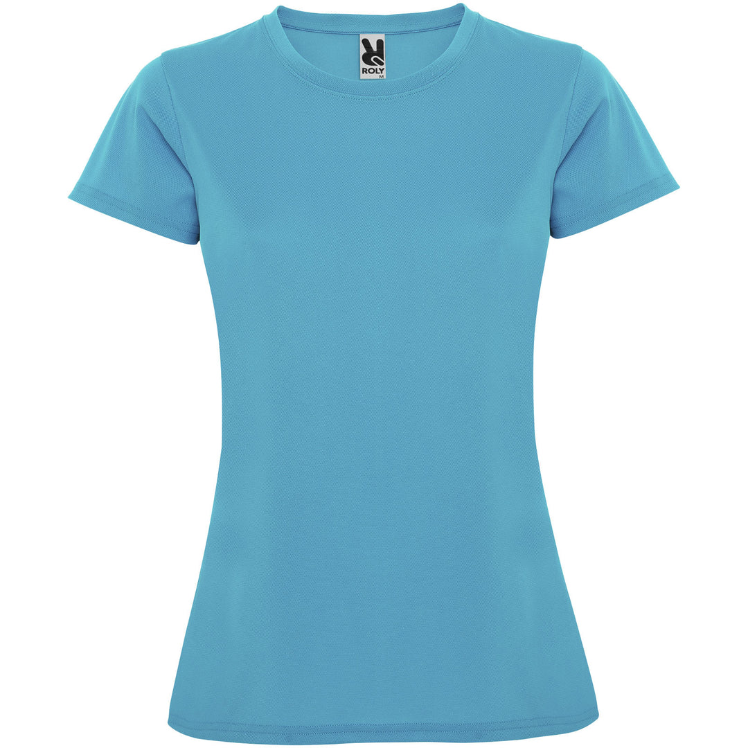 Montecarlo 150 g/m² kortærmet sports t-shirt til kvinder