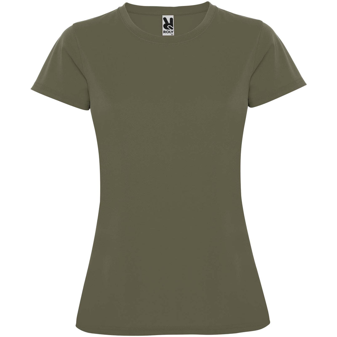 Montecarlo 150 g/m² kortærmet sports t-shirt til kvinder