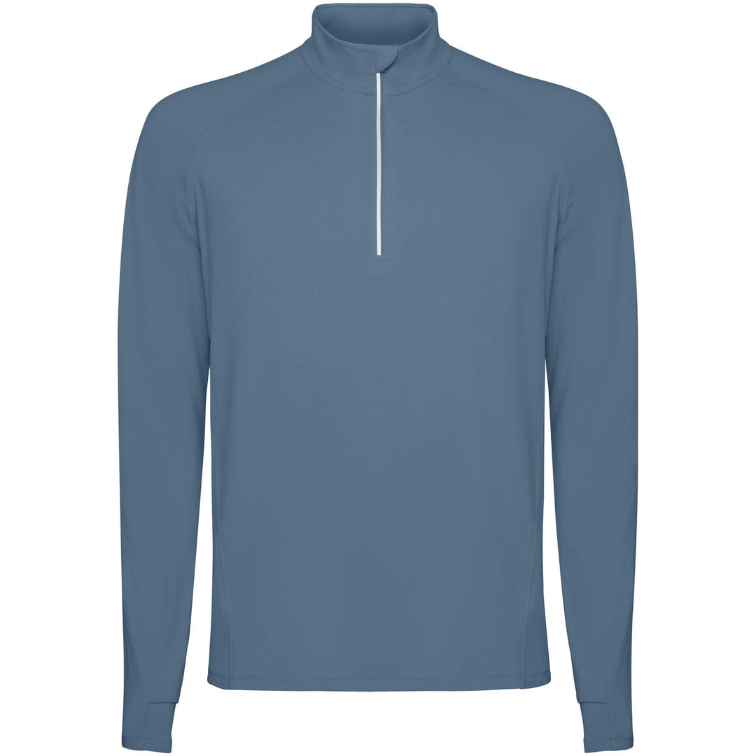 Estambul 200 g/m² langærmet sweatshirt med halv lynlås til mænd