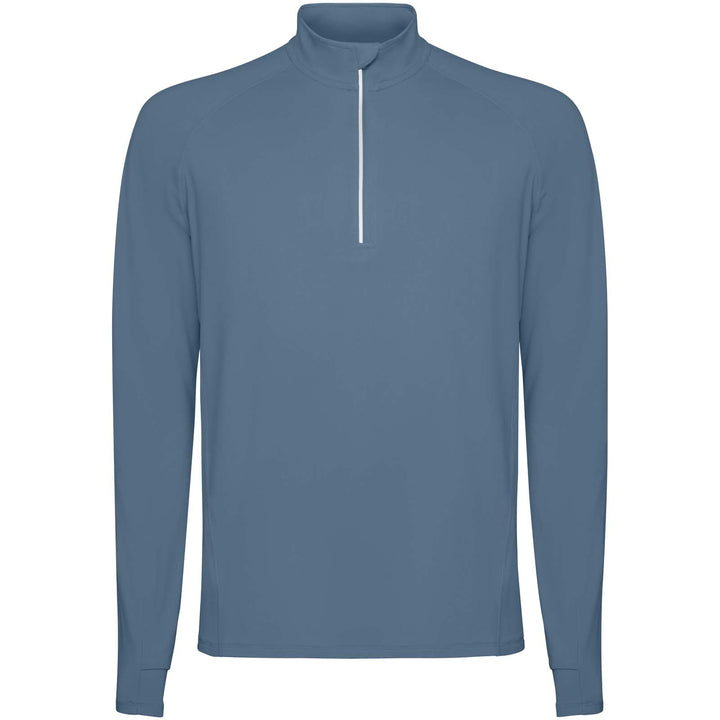 Estambul 200 g/m² langærmet sweatshirt med halv lynlås til mænd