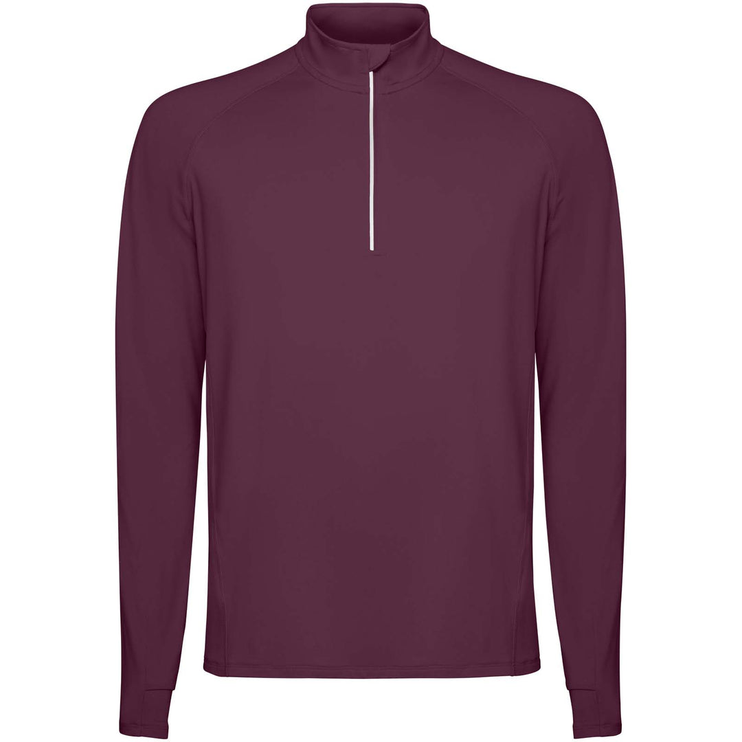 Estambul 200 g/m² langærmet sweatshirt med halv lynlås til mænd