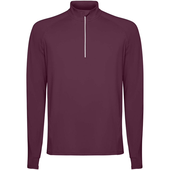 Estambul 200 g/m² langærmet sweatshirt med halv lynlås til mænd