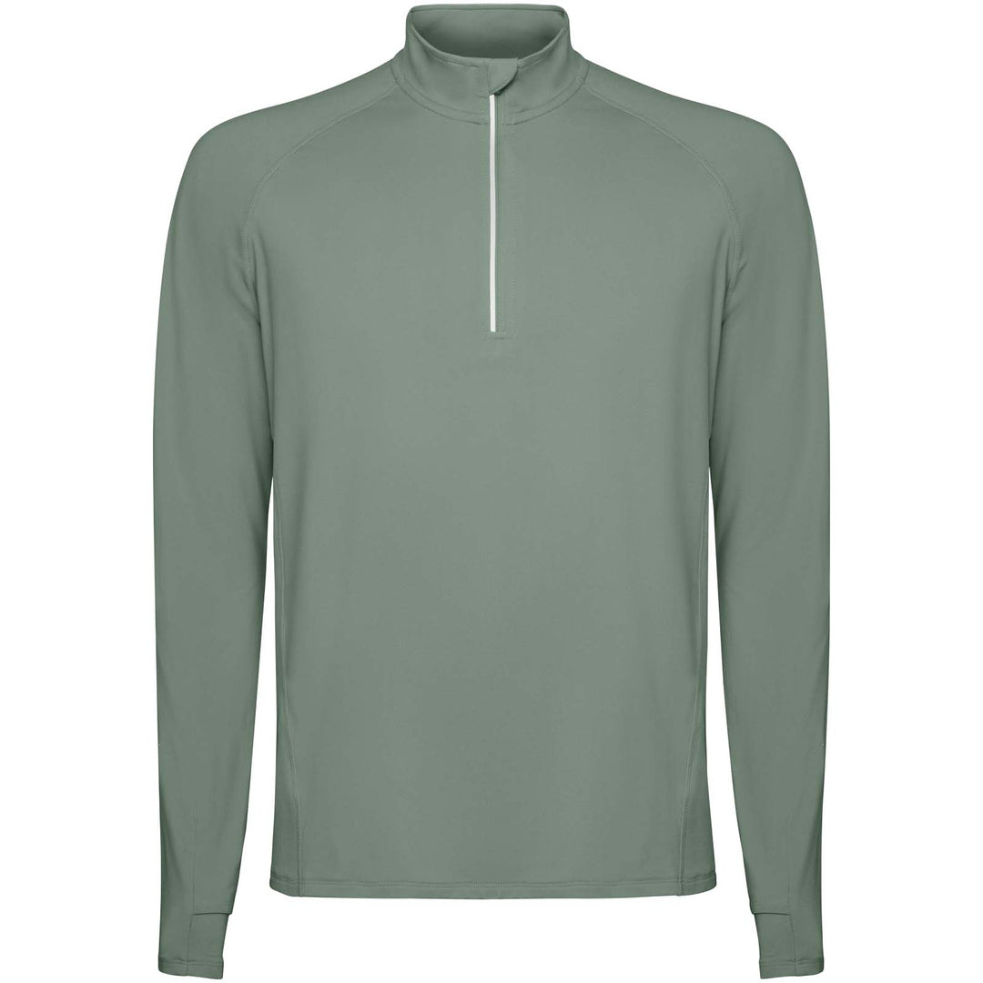 Estambul 200 g/m² langærmet sweatshirt med halv lynlås til mænd